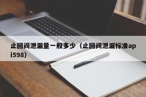 止回阀泄漏量一般多少（止回阀泄漏标准api598）