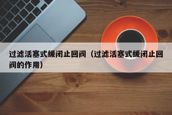 过滤活塞式缓闭止回阀（过滤活塞式缓闭止回阀的作用）